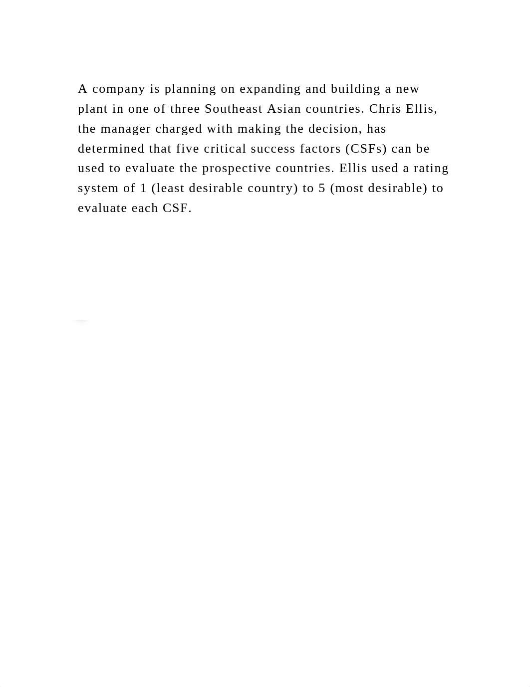 A company is planning on expanding and building a new plant in one o.docx_dy97u3x3x4z_page2