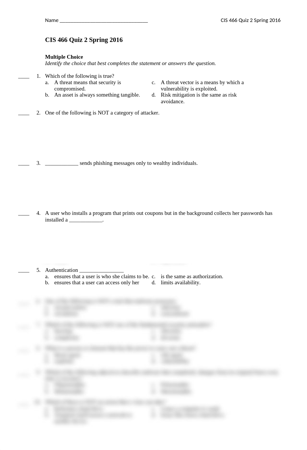 CIS 466 - Quiz 2 Spring 2016_dy9sjtj67c5_page1