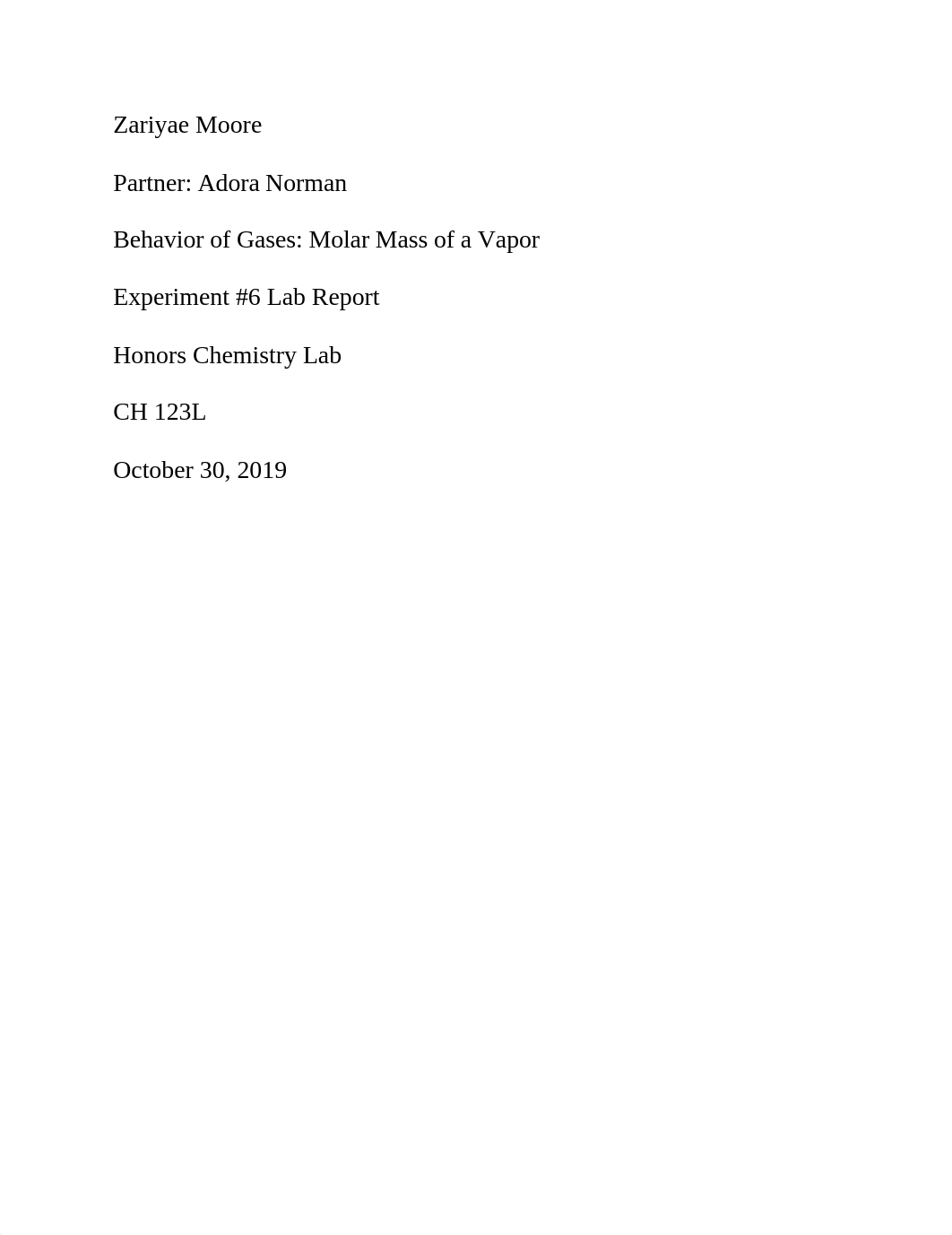 Honors Chemistry Lab report #6 behavior of gases.docx_dy9ya049b6u_page1