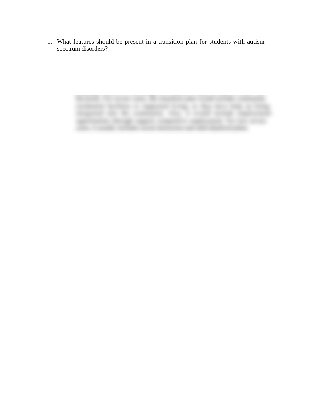 What features should be present in a transition plan for students with autism spectrum disorders.doc_dya2wvemsd9_page1