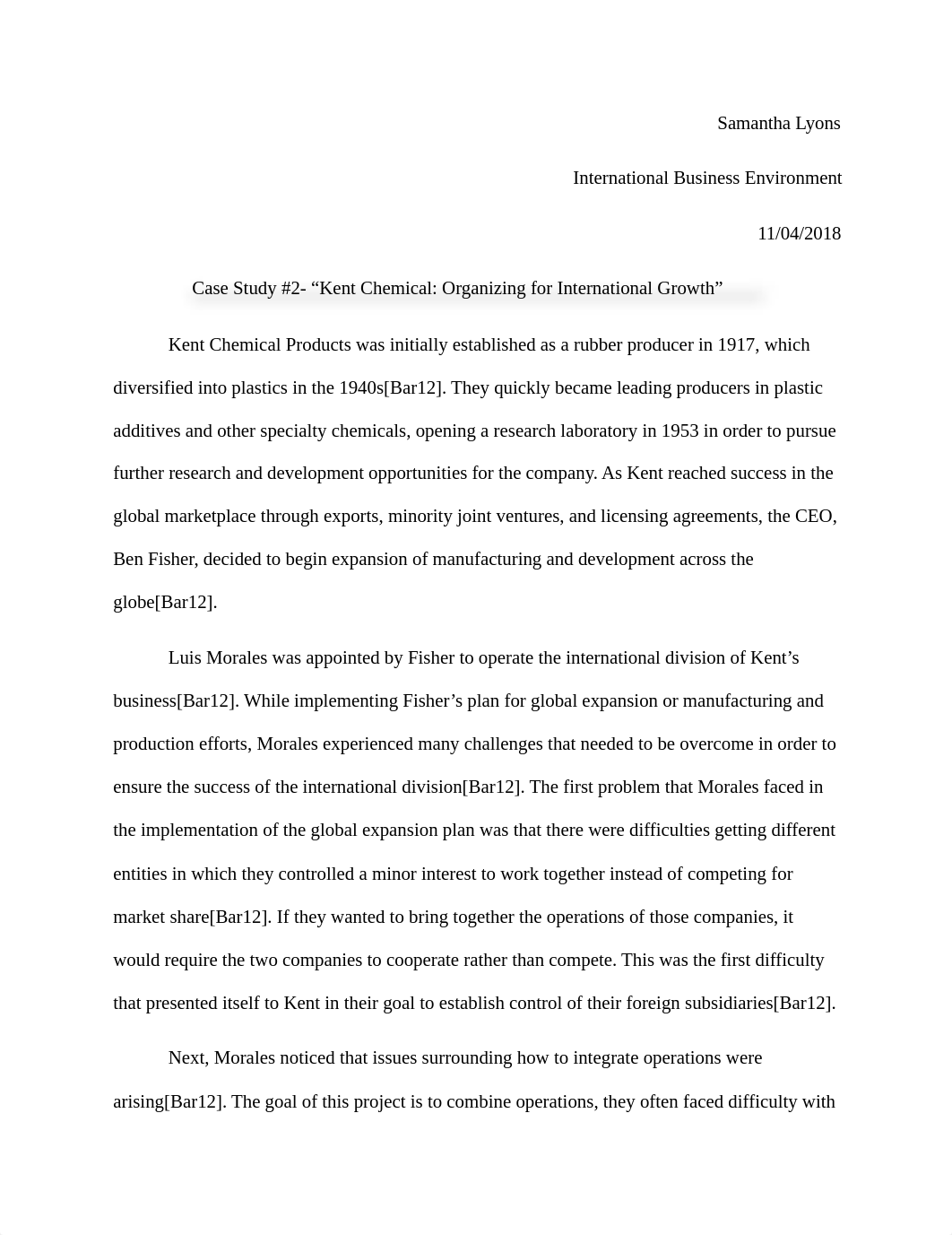 International Business Environment Case Study 2 Kent Chemical.docx_dya4segu037_page1