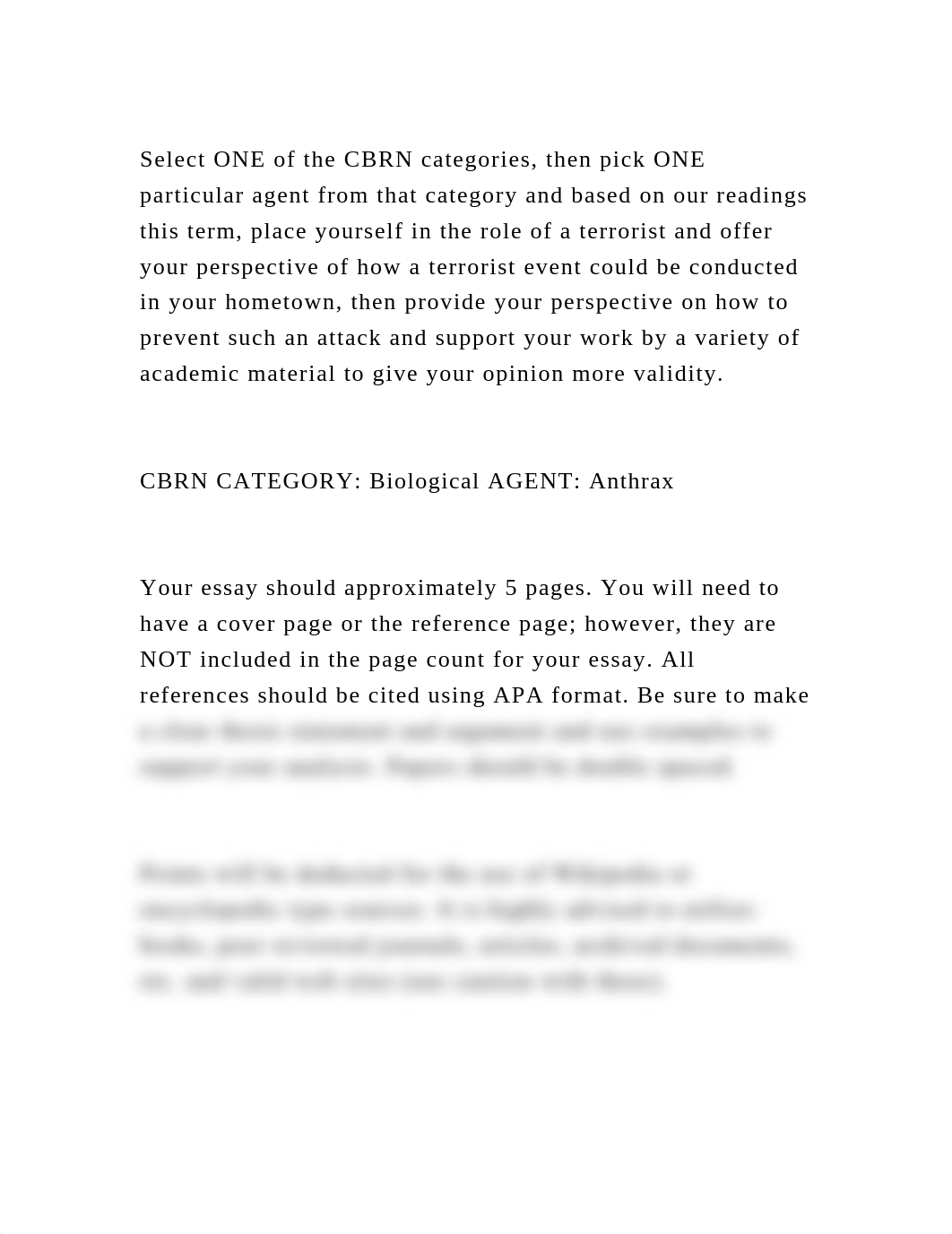 Select ONE of the CBRN categories, then pick ONE particular agent fr.docx_dya6yckfbz8_page2