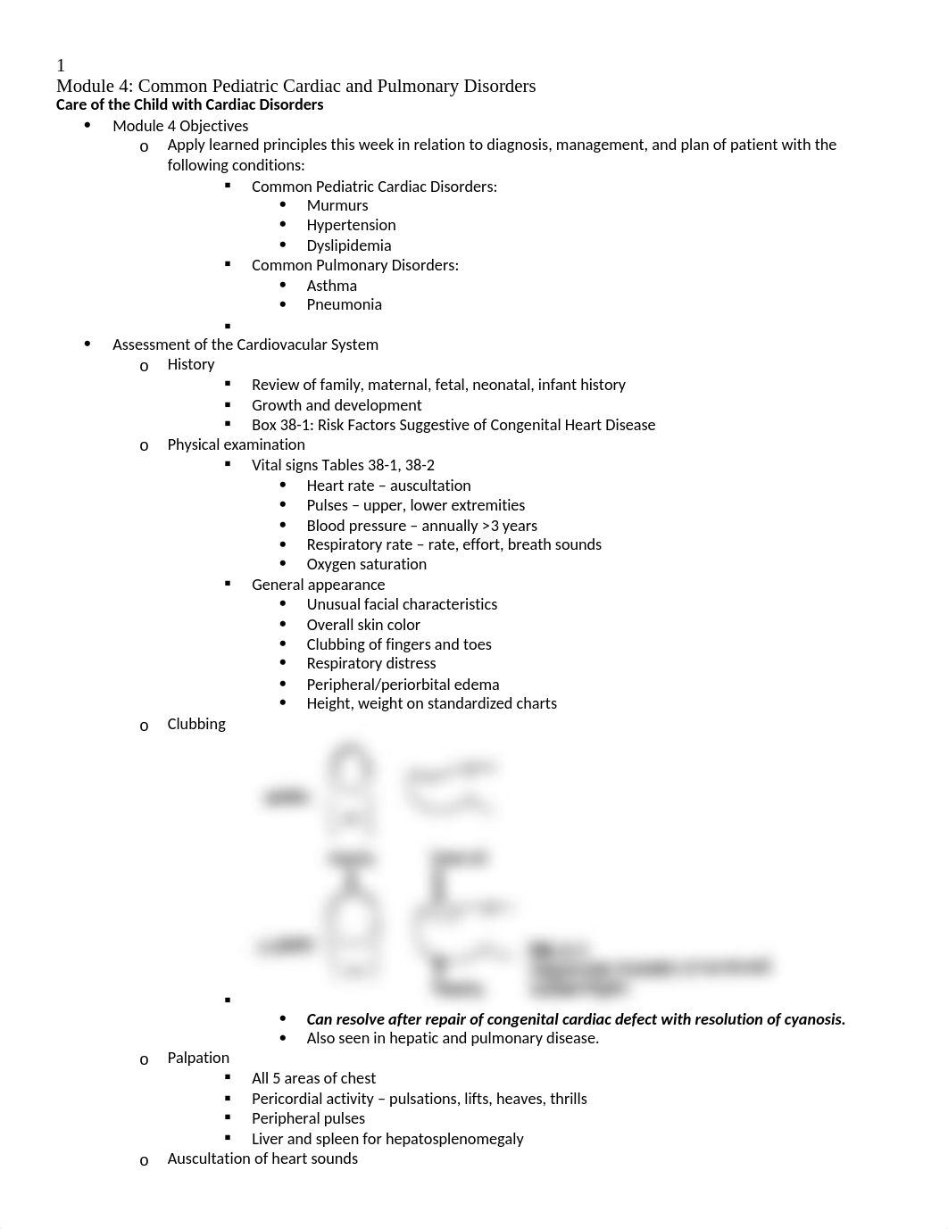 Module 4 Common Pediatric Cardiac and Pulmonary Disorders.docx_dyae6i3gzfq_page1