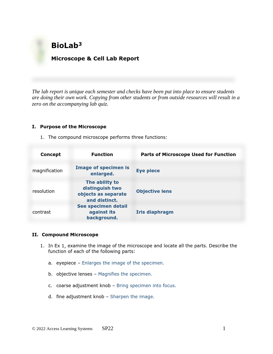 Microscope Cell Lab Report.pdf_dyamthw1pb5_page1