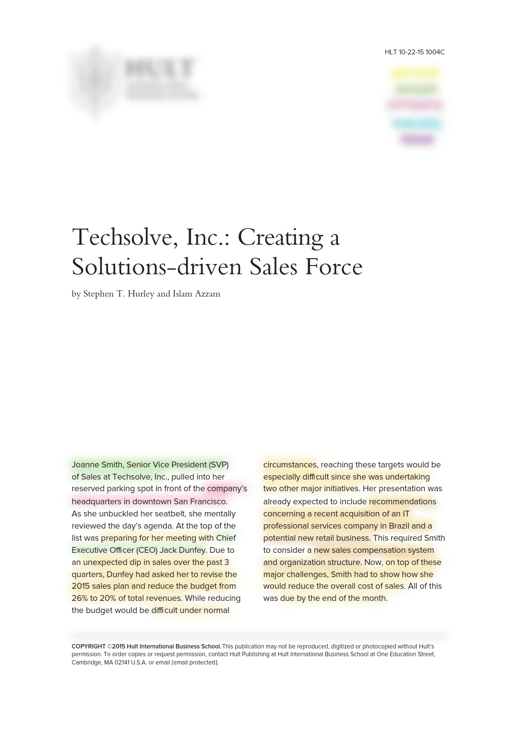 Techsolve_Creating a Solutions-driven Sales Force_HLT 10-22-15 1004C(locked)_dyannx613fm_page1