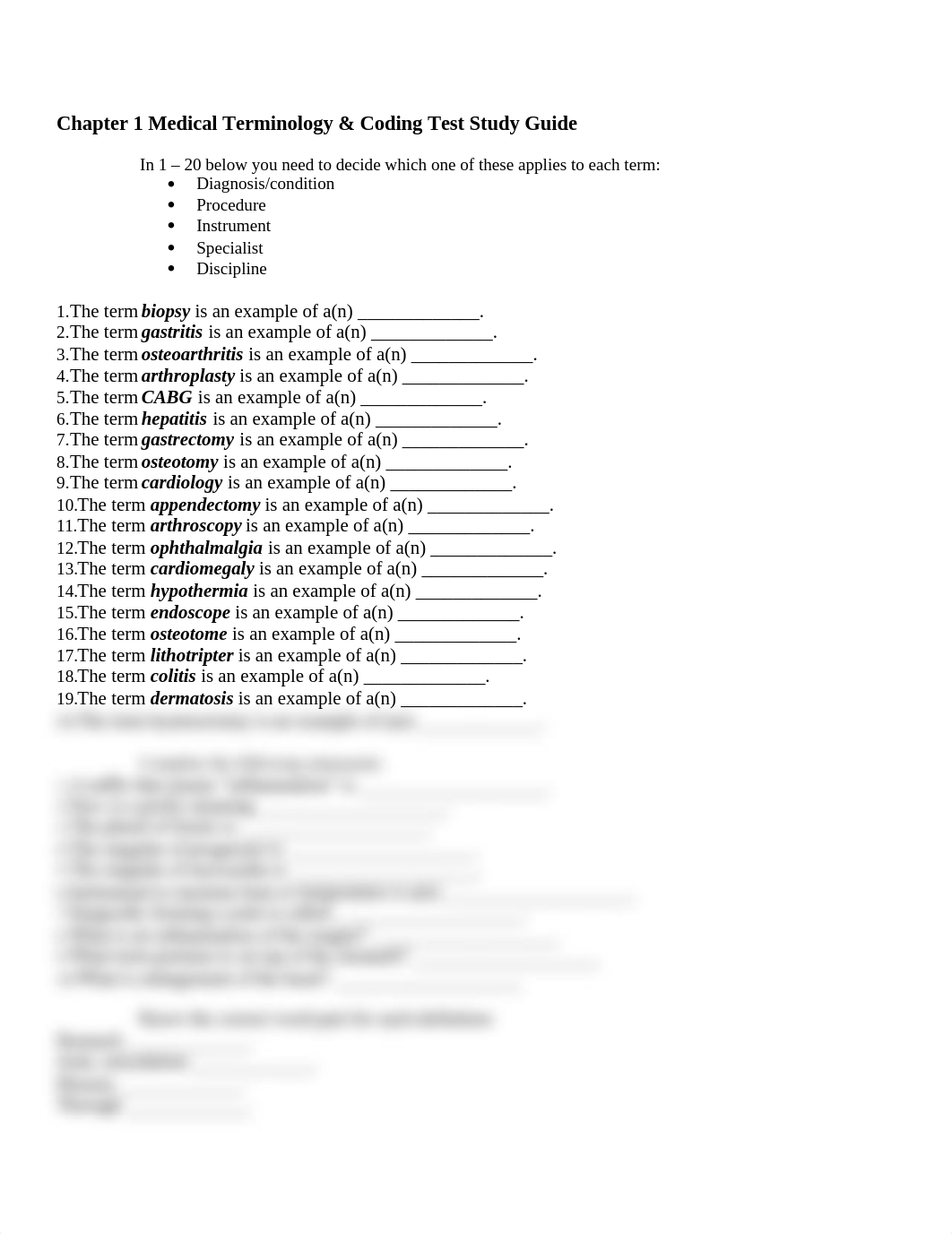 Chapter 1 Medical Terminology & Coding Test Study Guide.docx_dyao6ymhe7h_page1