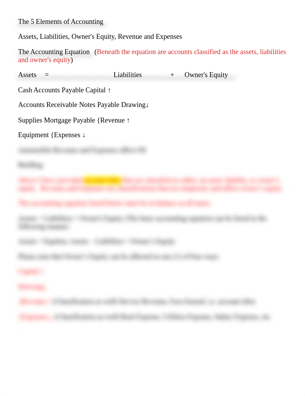 Chapter 1 5 Elements of Accounting and Accounting Equation Handout.doc_dyawc7zqe5y_page1