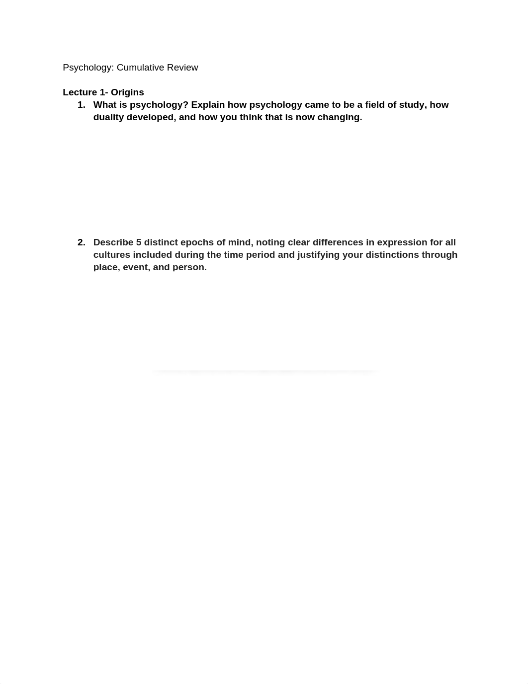 Copy of Psychology: Cumulative Review.docx_dyazkx0wrlp_page1