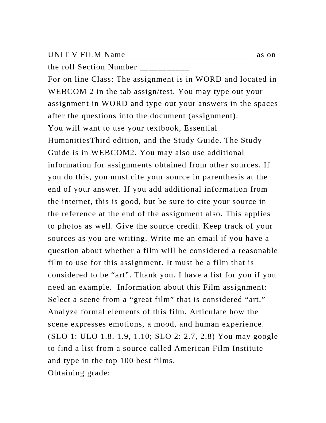 UNIT V FILM Name ____________________________ as on the roll Section.docx_dyb0vyodckc_page2