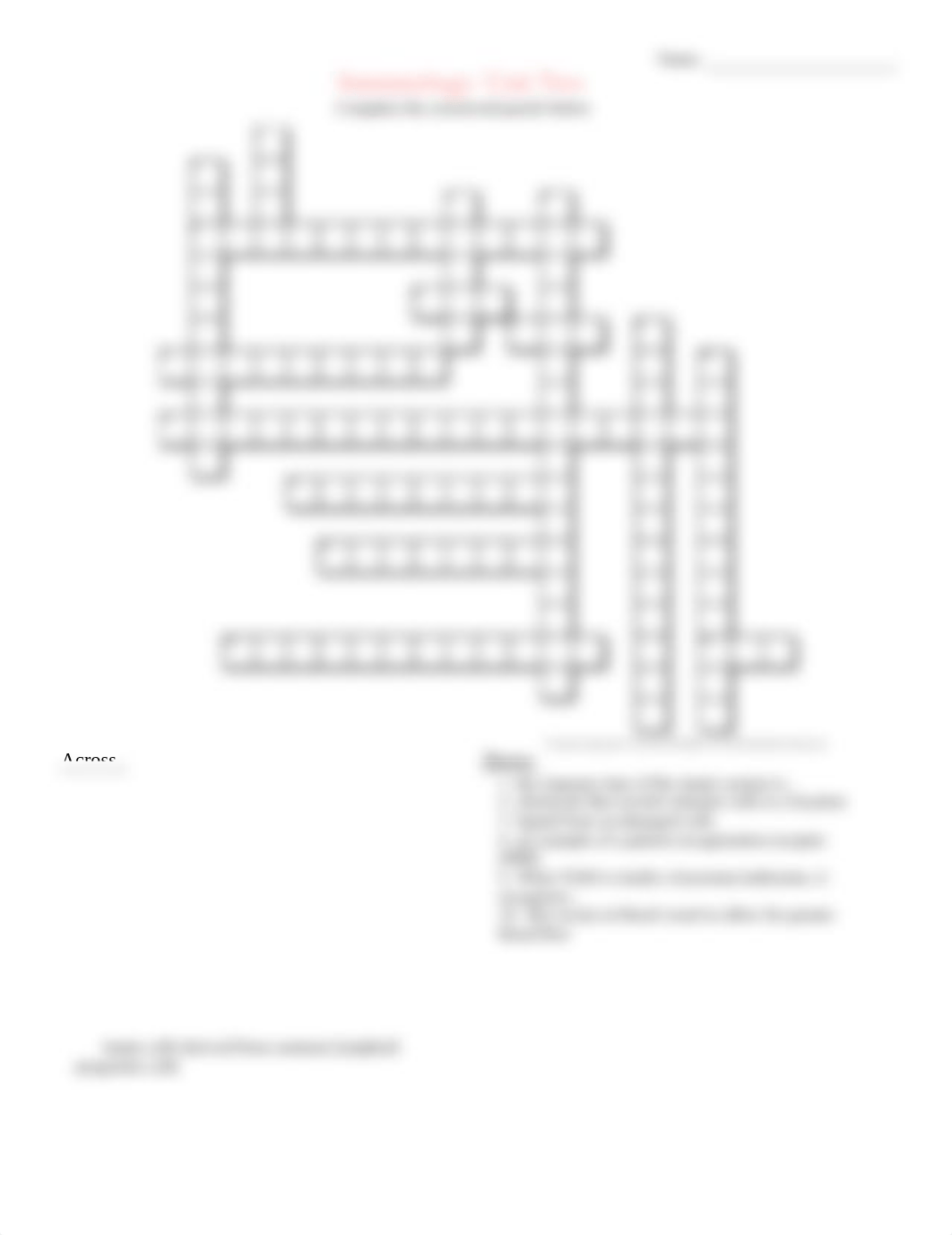 Immunology Unit 2 Crossword.pdf_dyb9ejc3t8j_page1