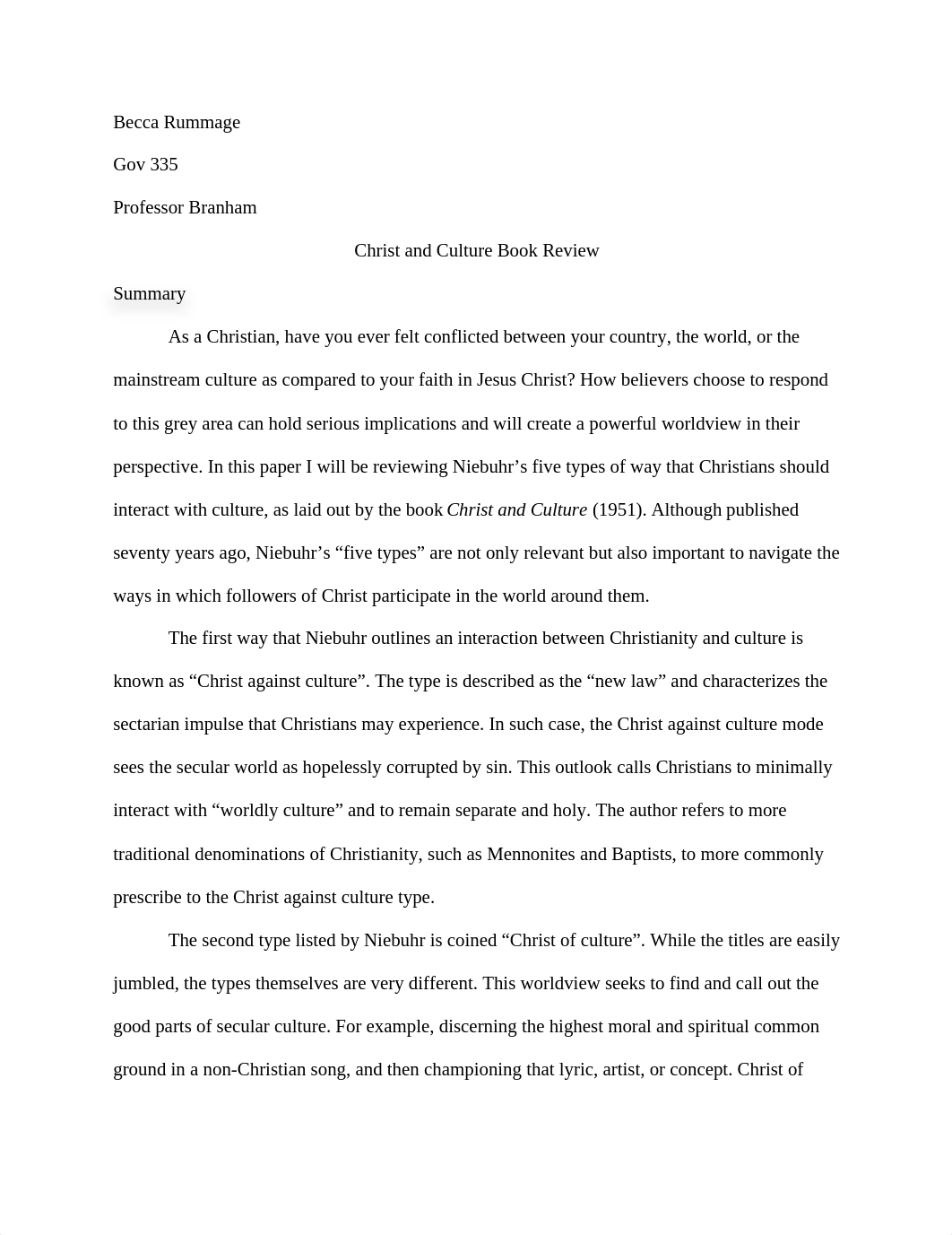 Christ and Culture Book Review.docx_dybglxg6t01_page1