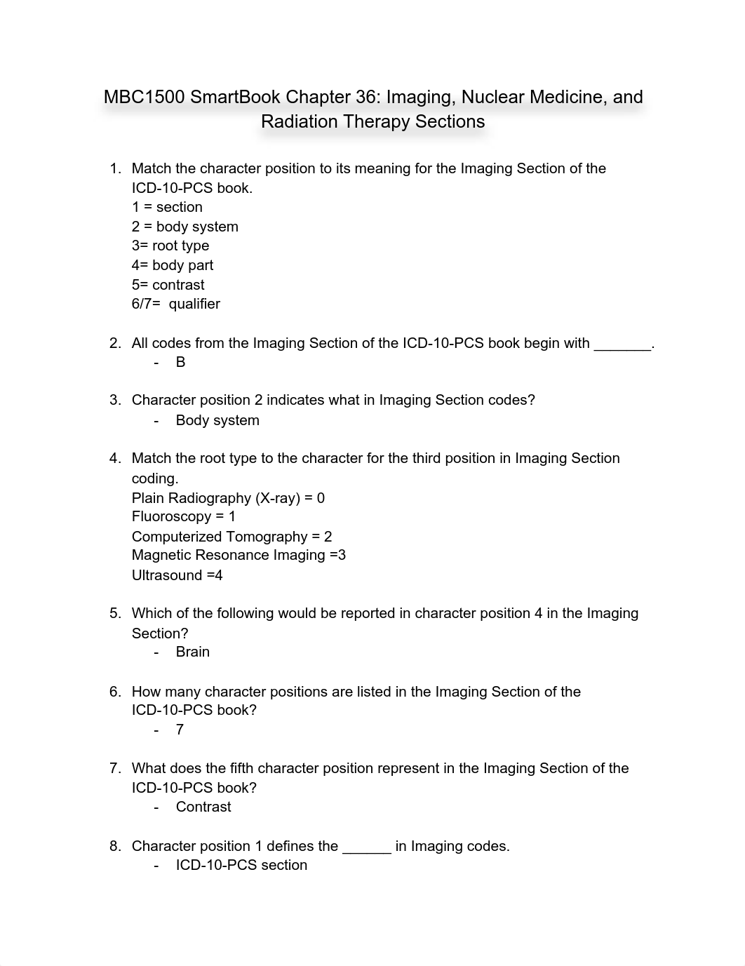 MBC1500 SmartBook Chapter 36: Imaging, Nuclear Medicine, and Radiation Therapy Sections.pdf_dybvybib04o_page1