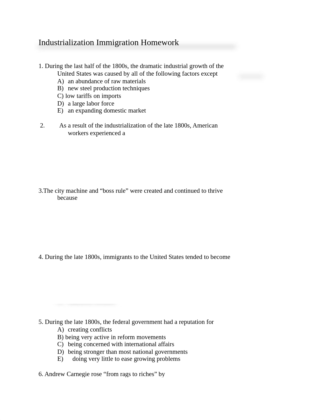 Industrialization Immigration Homework.docx_dybzvu5oefe_page1