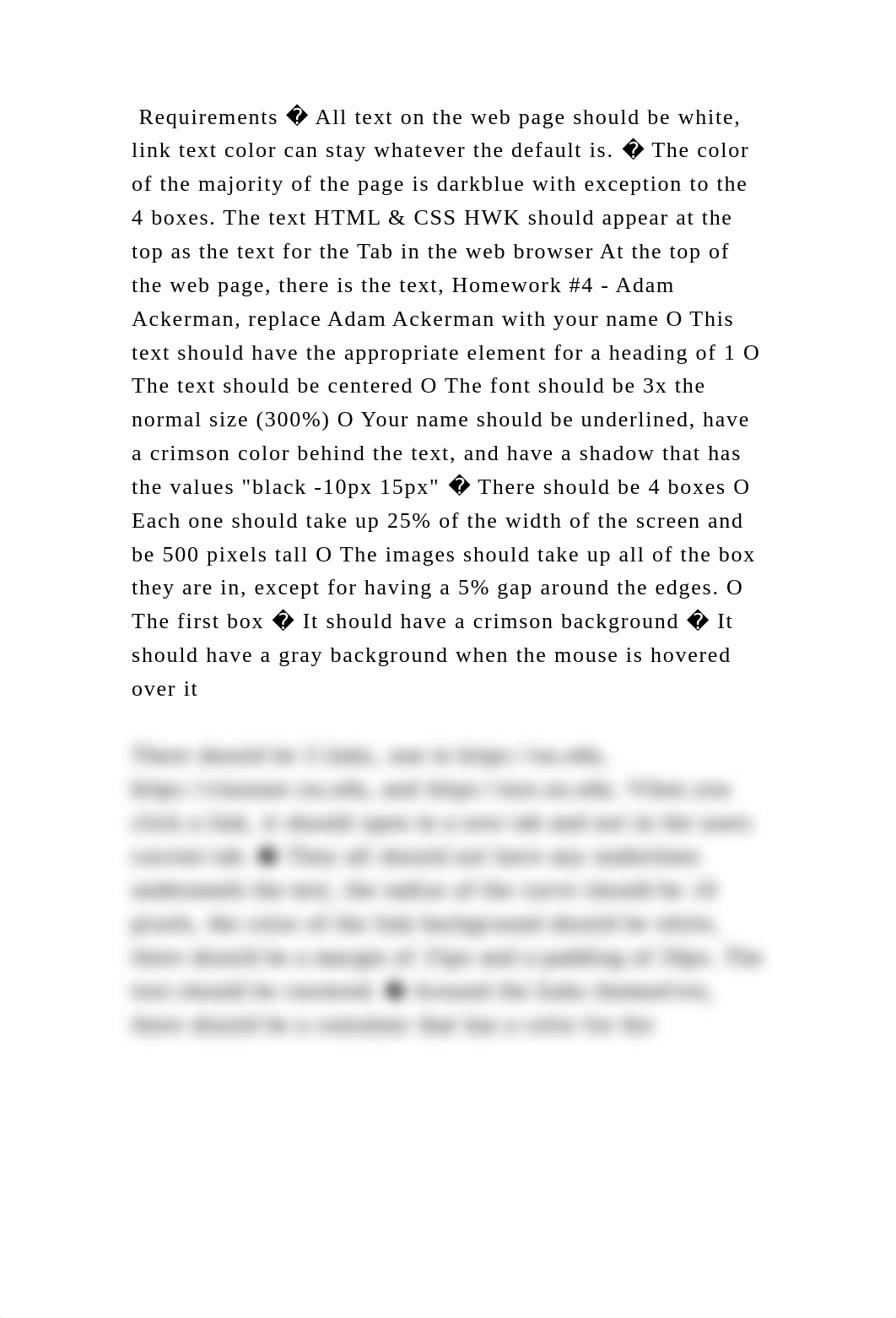 Requirements � All text on the web page should be white, link text co.docx_dyc0ezp2u6e_page2