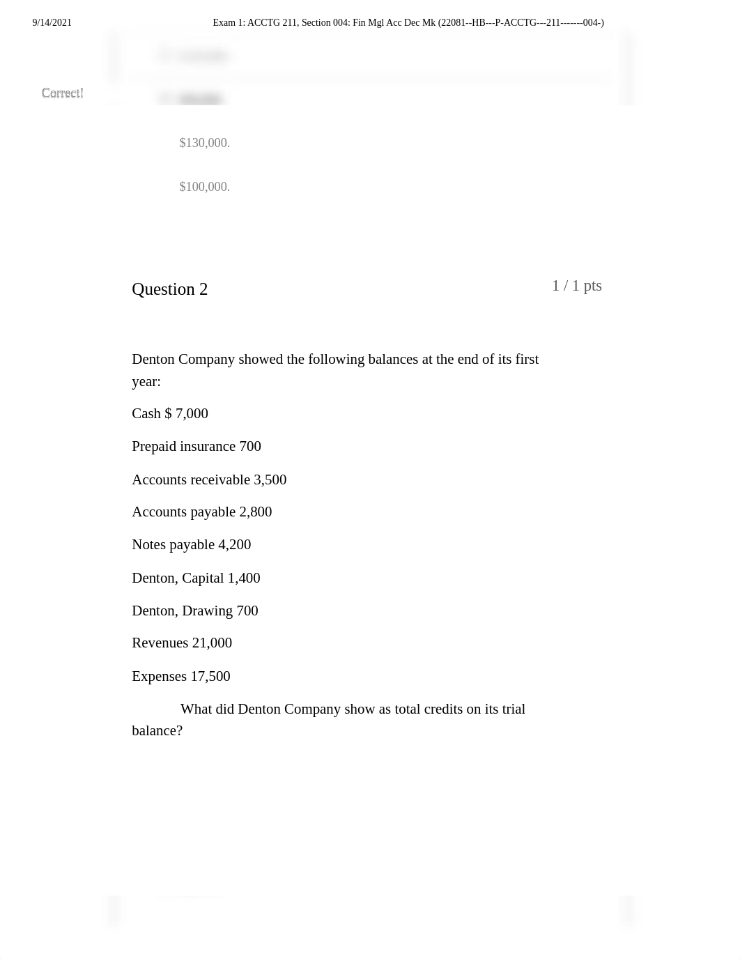 Exam 1_ ACCTG 211, Section 004_ Fin Mgl Acc Dec Mk (22081--HB---P-ACCTG---211-------004-).pdf_dyc9e8gy1hb_page2