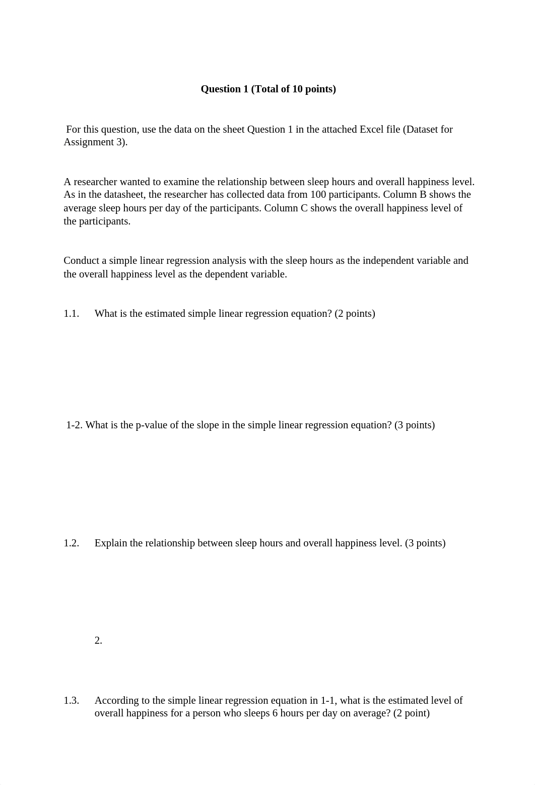 Assignment # 3 Simple linear regression.docx_dychi1izlh5_page1