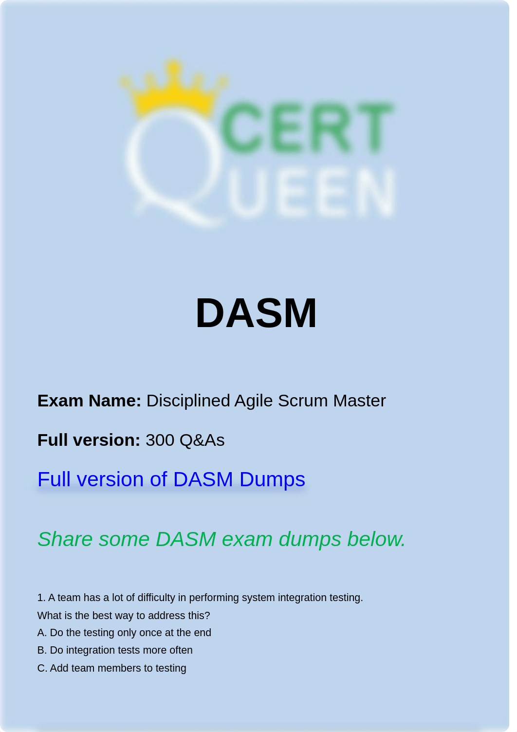 DASM Disciplined Agile Scrum Master dumps questions.pdf_dycnyje9enc_page1