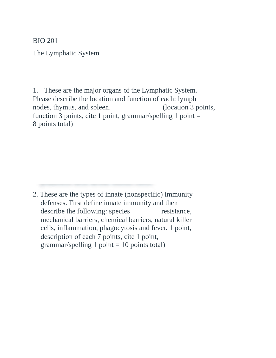 BIO 201 The Lymphatic System .docx_dycrlq9yi80_page1