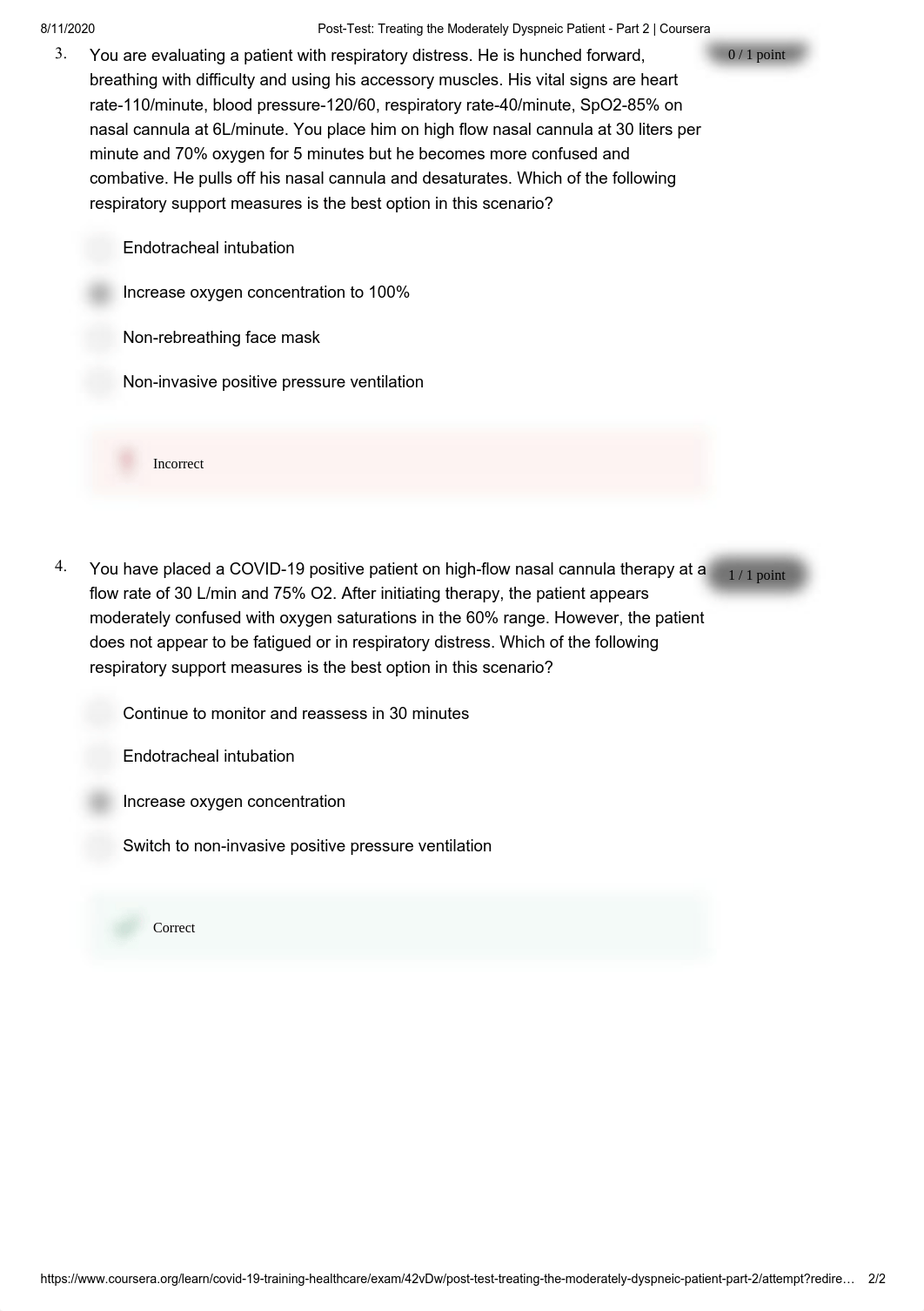 Post-Test_ Treating the Moderately Dyspneic Patient - Part 2 _ Coursera.pdf_dycxok1ffnl_page2