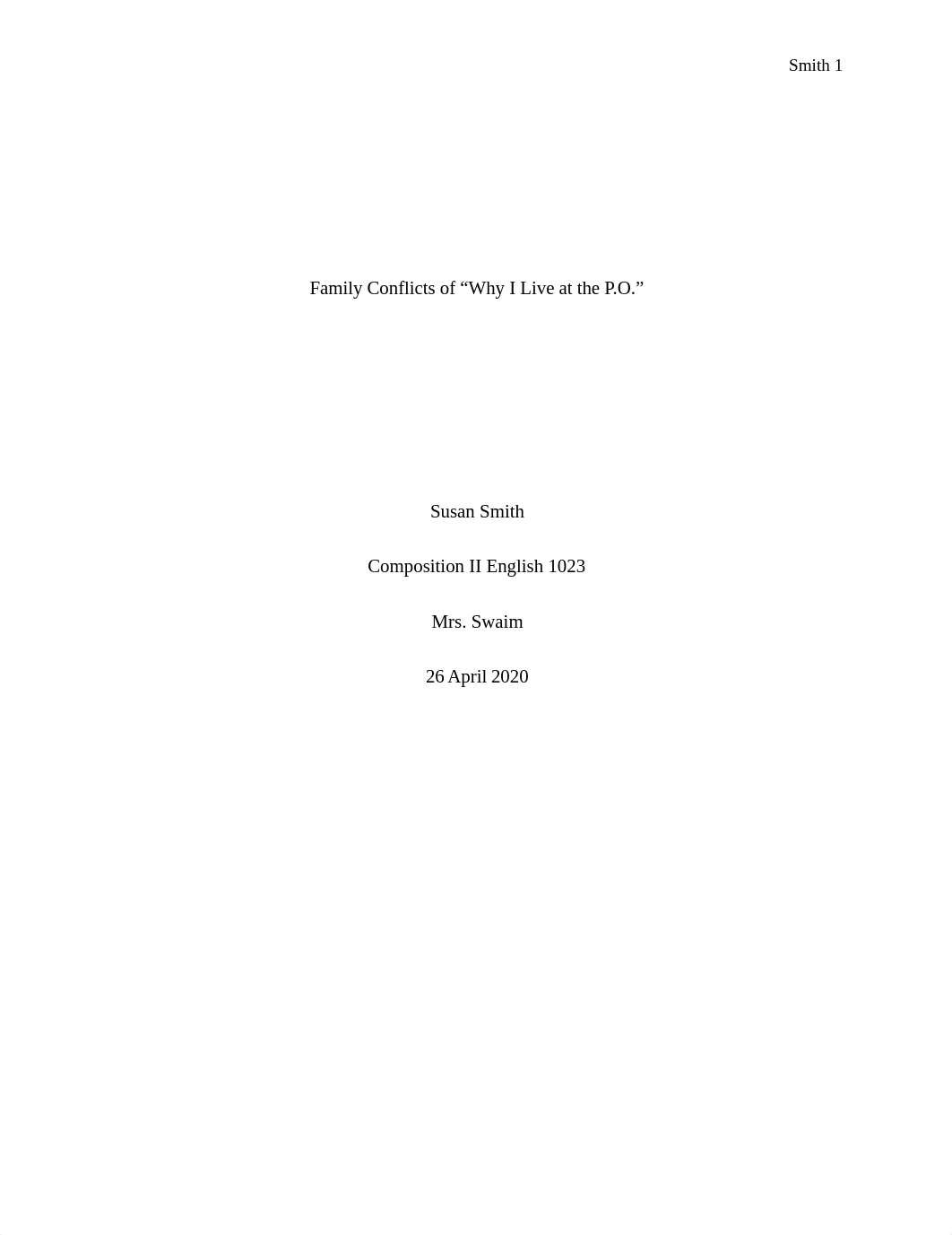 Family conflicts of why I live at the P.O^L 2020.docx_dyczacofym7_page1