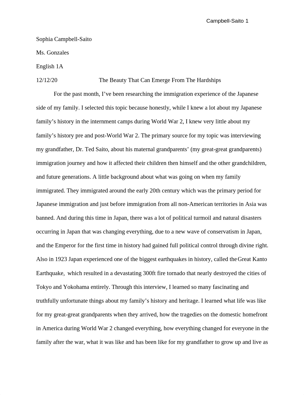 Interview based essay .docx_dyczic7fbzu_page1