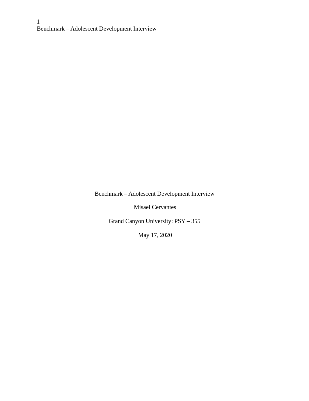 Benchmark - Adolescent Development Interview.docx_dyd3vlu29sf_page1