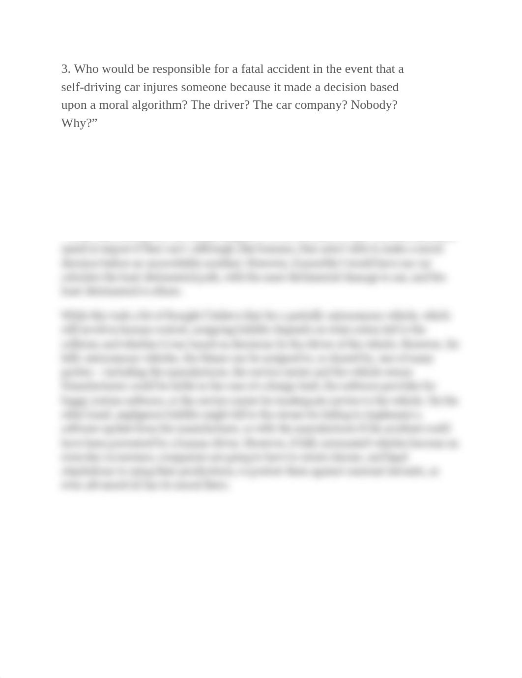 Who would be responsible for a fatal accident in the event that a self-driving car injures someone b_dydso3v1ebt_page1