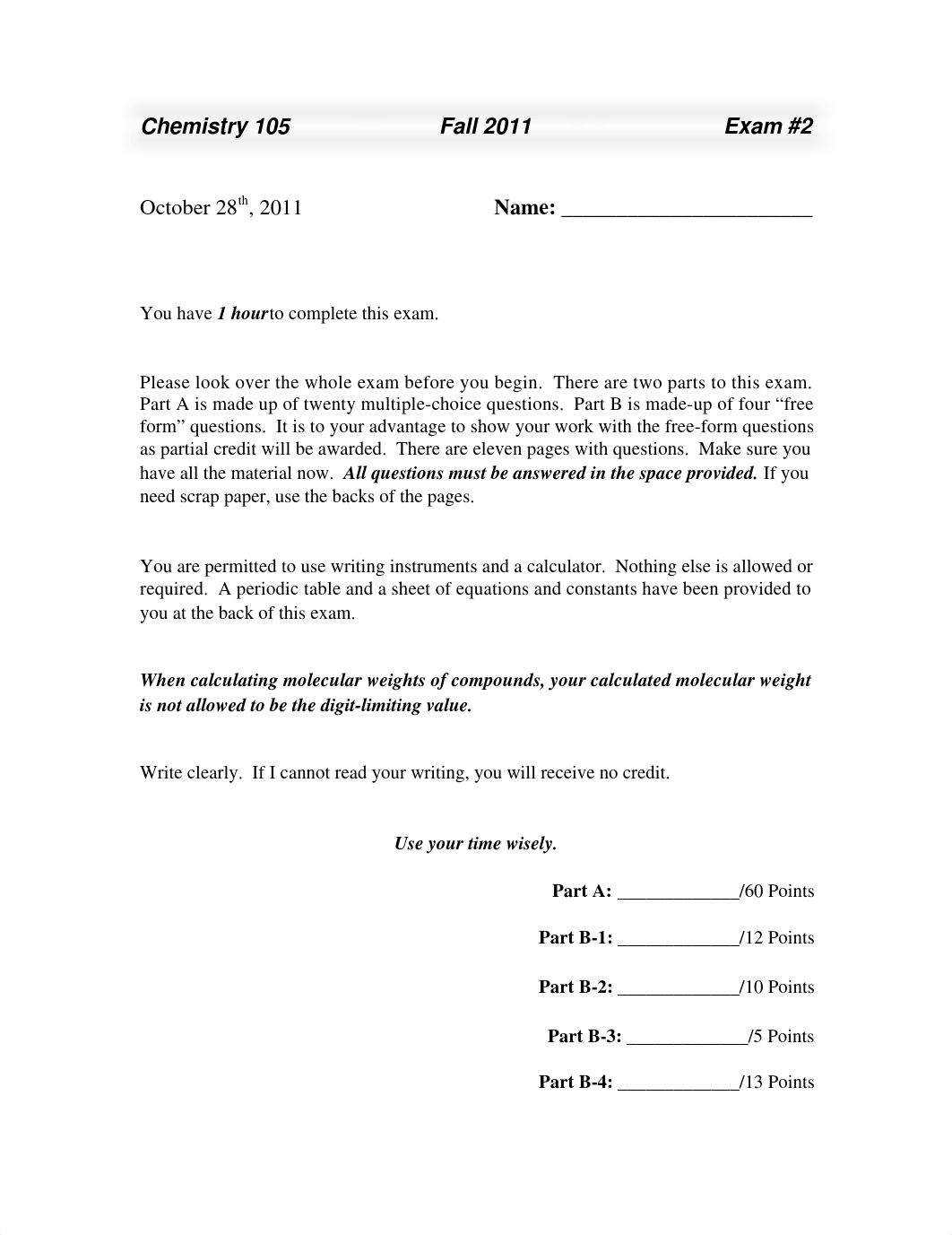 CHEM 105 Exam 2 Fall 2011 V1.docx_dyduy0k4gud_page1