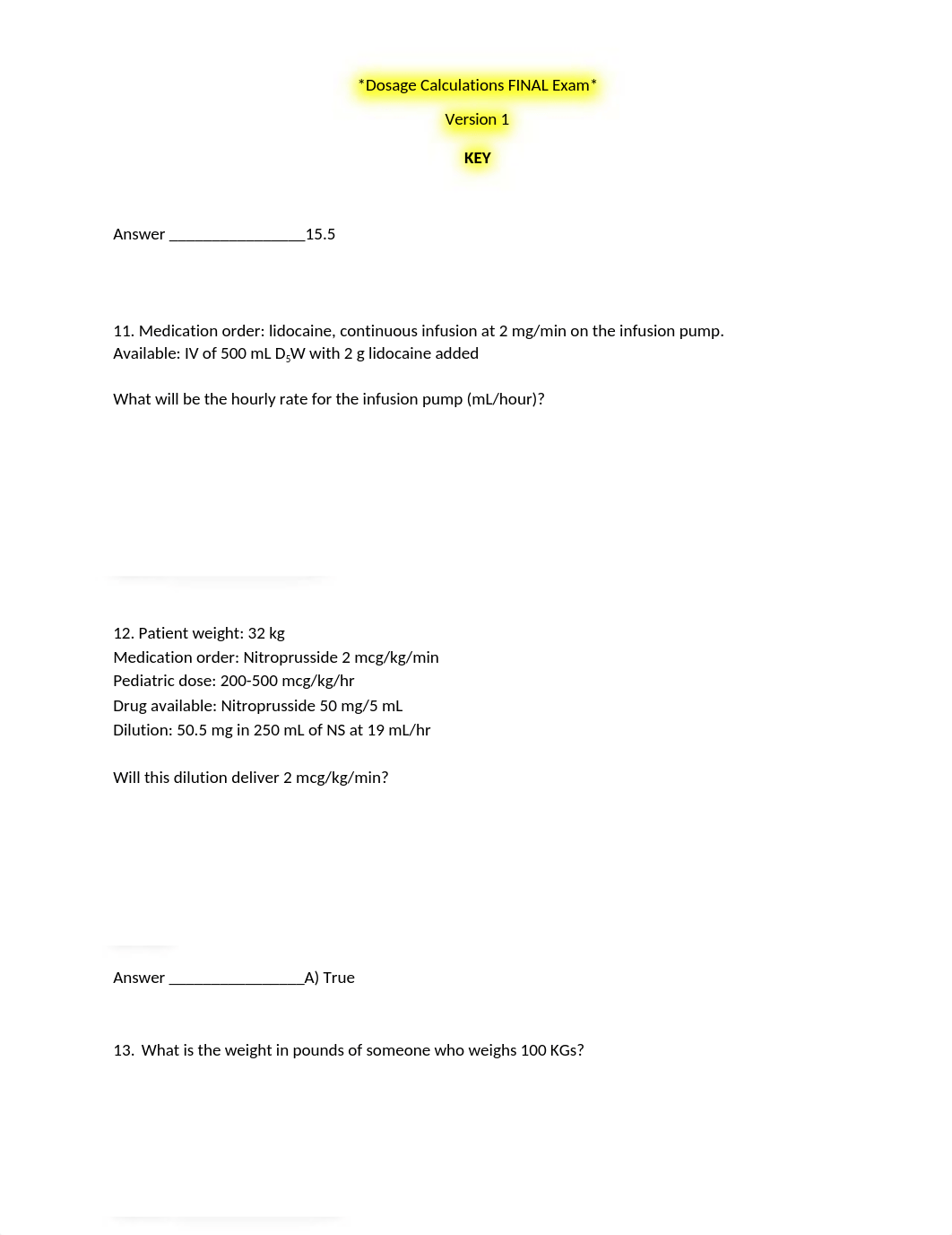 Dosage Calculations FINAL Exam 1.docx_dyec7awwilt_page3