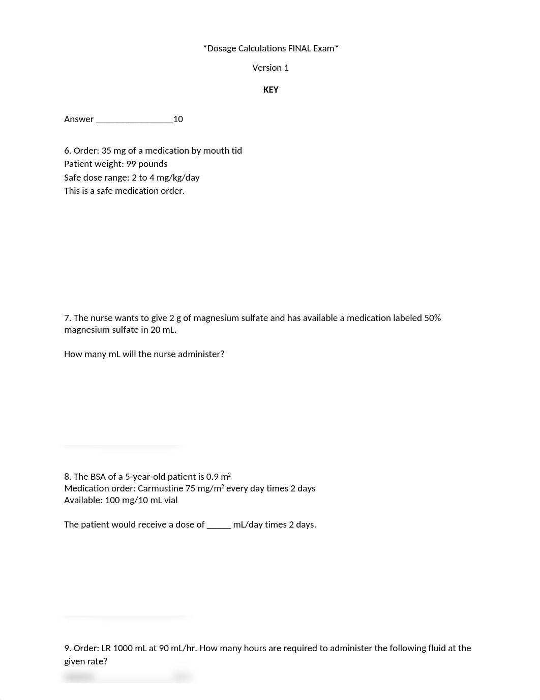 Dosage Calculations FINAL Exam 1.docx_dyec7awwilt_page2