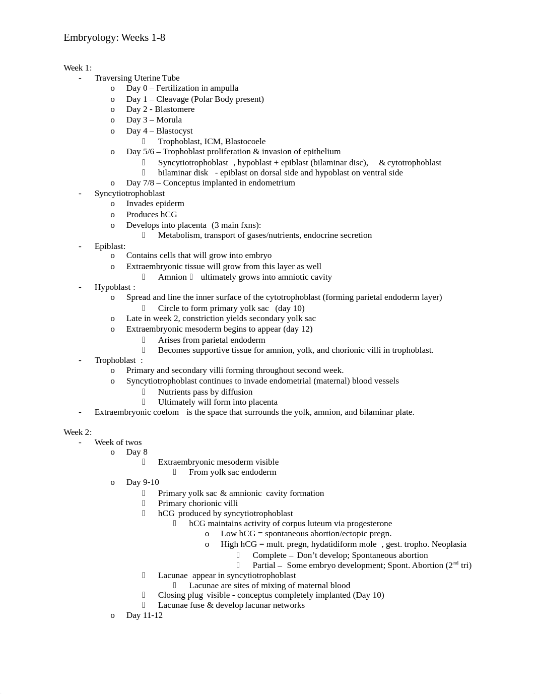 Embryo Week 2-8 Study Guide.doc_dyedq9klv8r_page1