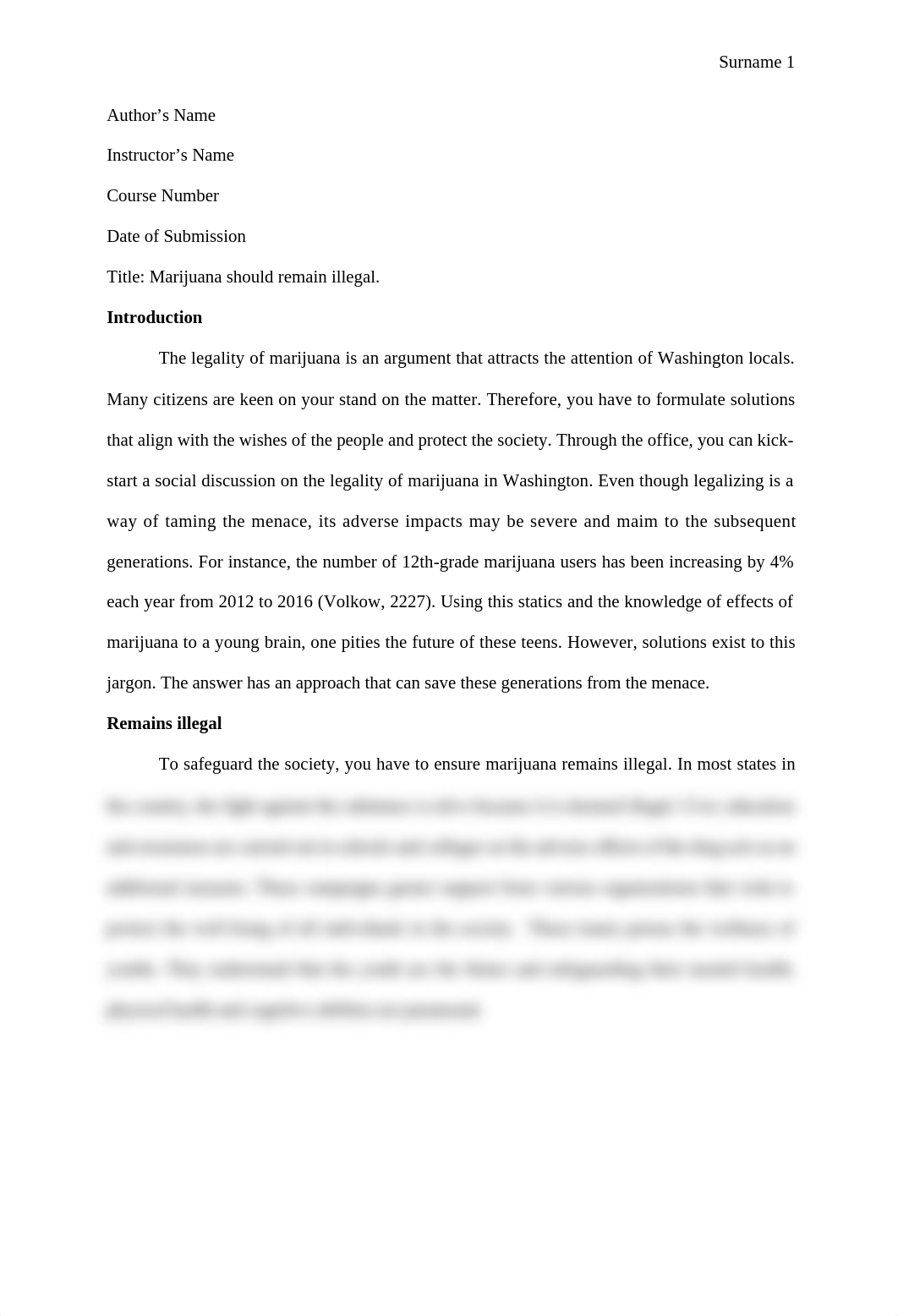 marijuana should remail illegal revised.docx_dyehivrg4wj_page1