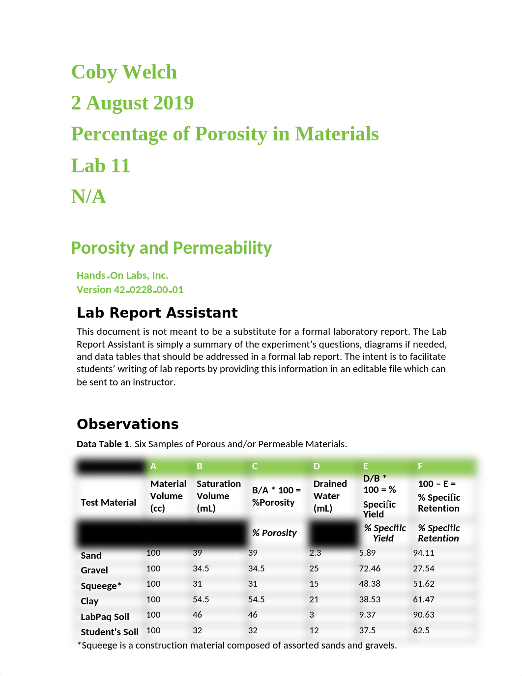 Gey 111 Lab 11 Porosity and Permeability.docx_dyeibq53uwr_page1