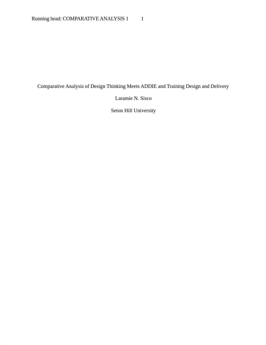 Comparative Analysis of Design Thinking Meets ADDIE and Training Design and Delivery.docx_dyeo0brpg6m_page1