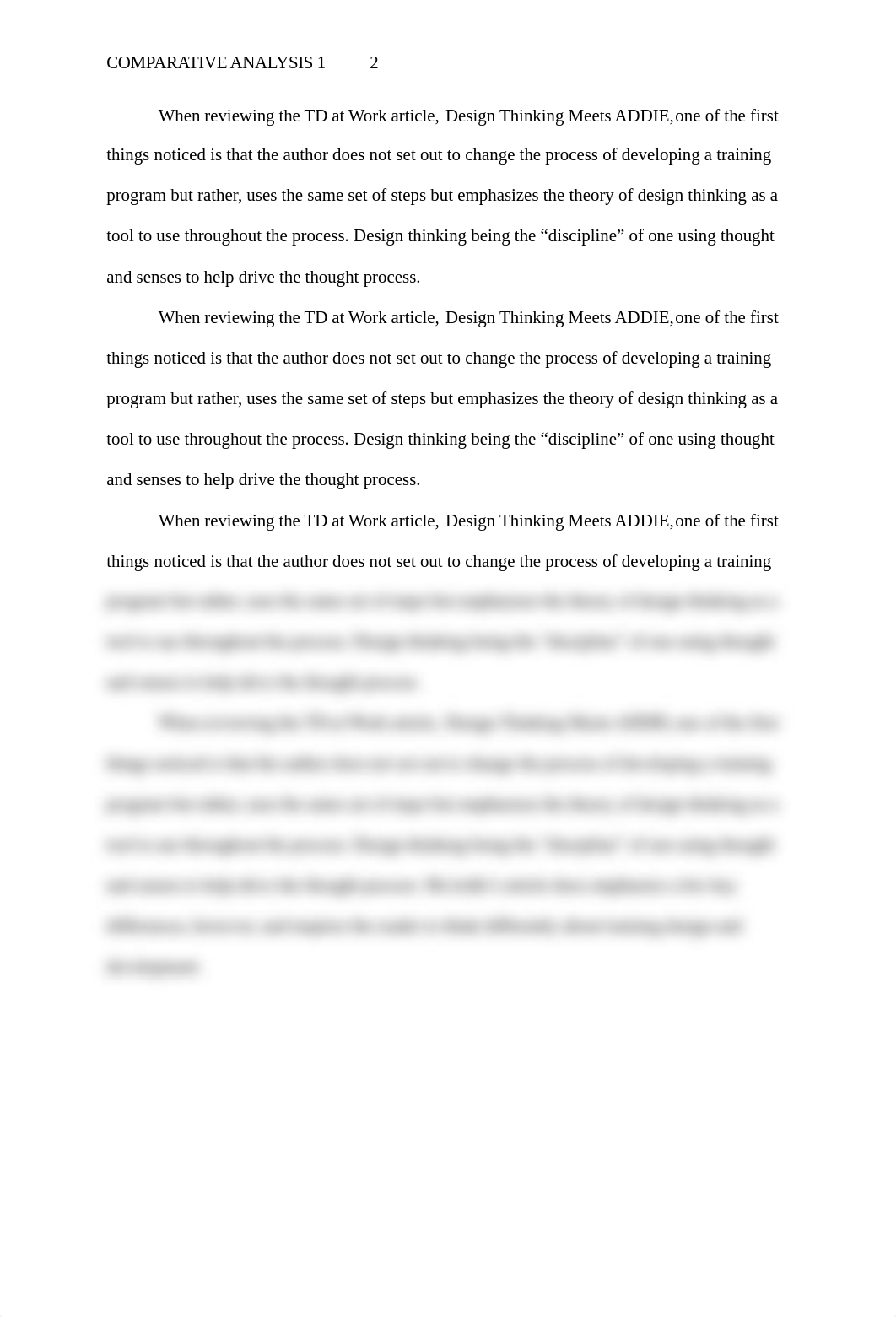 Comparative Analysis of Design Thinking Meets ADDIE and Training Design and Delivery.docx_dyeo0brpg6m_page2