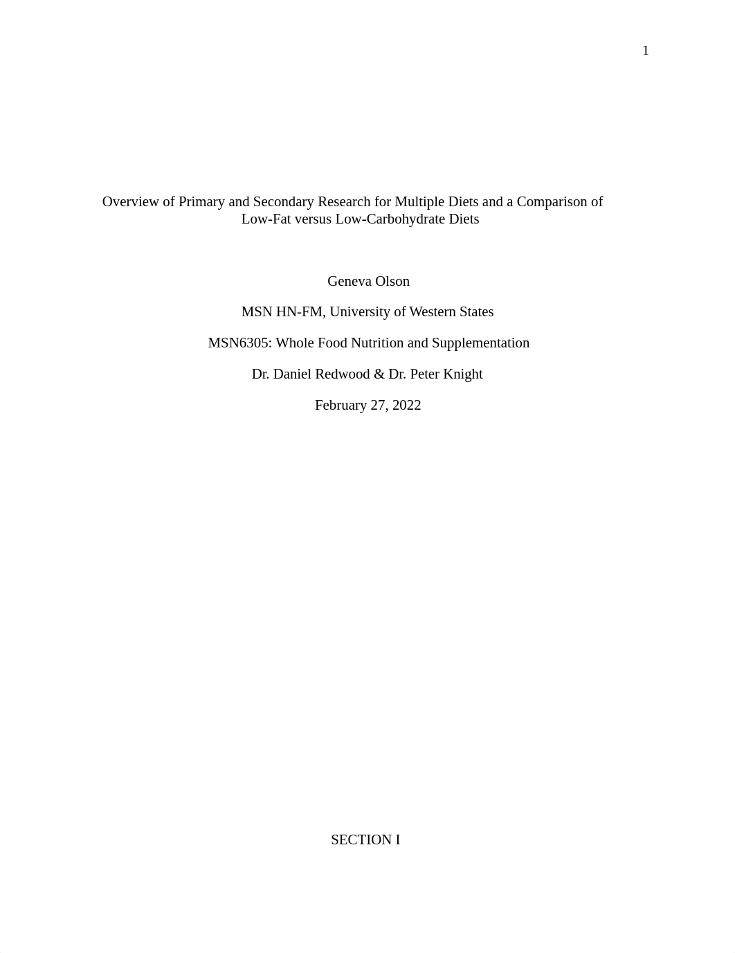 GEOLSON MSN6305 Whole Foods - Research Paper.docx_dyer2ta1y34_page1