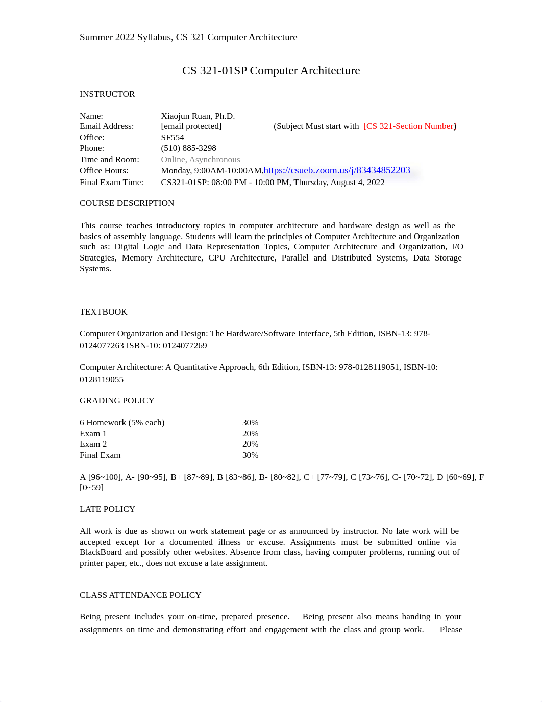 Summer 2022 CS321-01SP Computer Architecture Syllabus-3.pdf_dyesthums43_page1