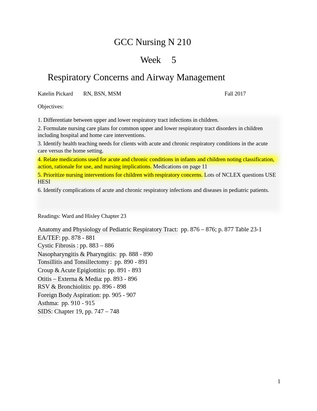 Week 5 Respiratory Concerns and Airway Management in Children F2017.docx_dyf9xsw0w8a_page1