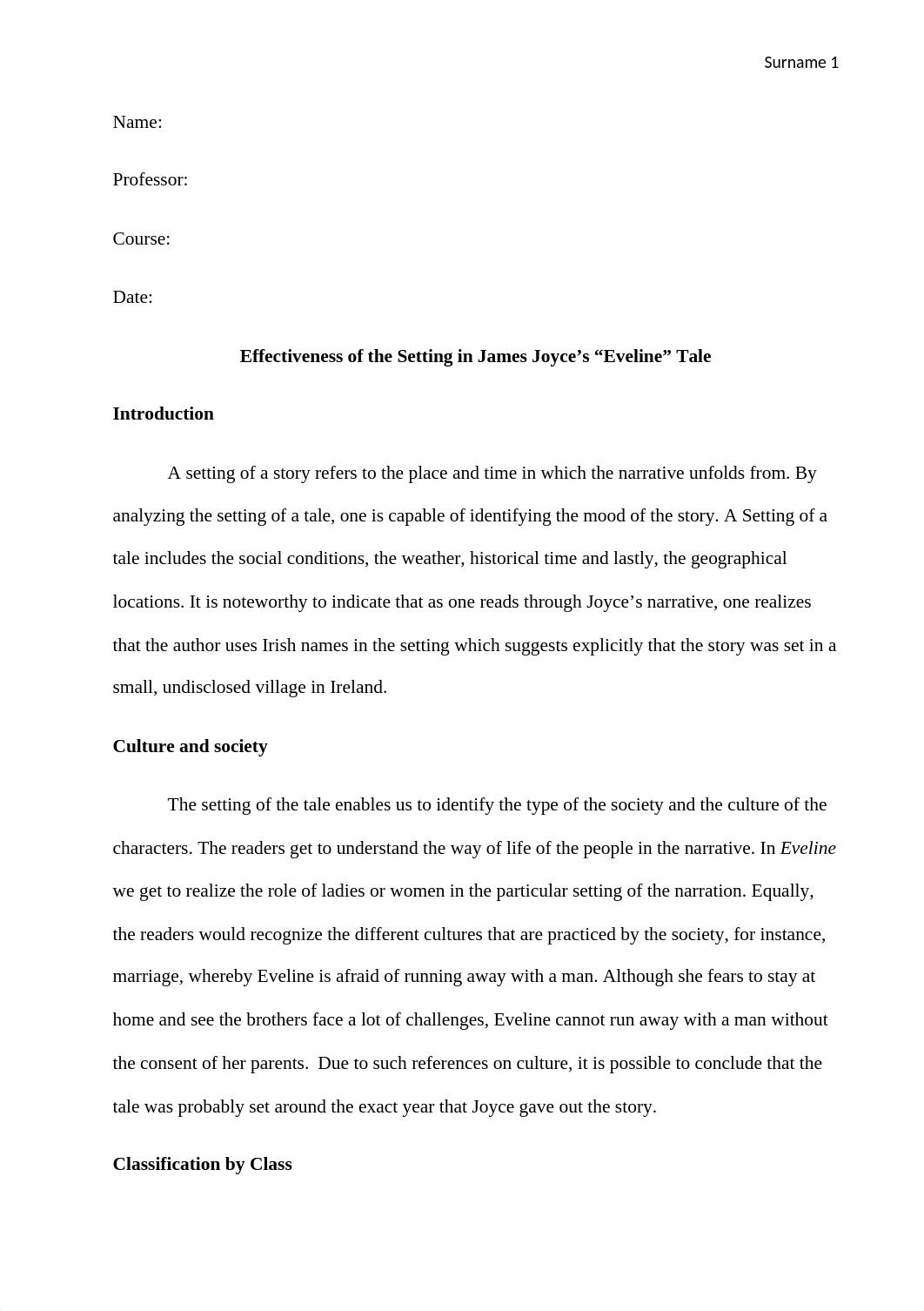 Effectiveness of the Setting in James Joyce's "Eveline" Tale (final) (1).docx_dyffst5bcxf_page1