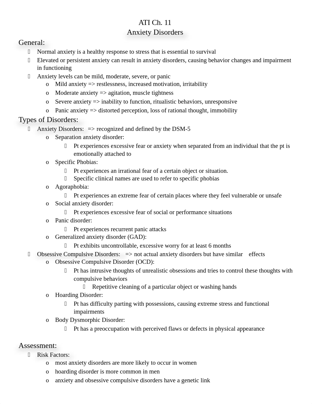 Anxiety Disorder Notes ATI ch11.docx_dyfhc6e1qpm_page1