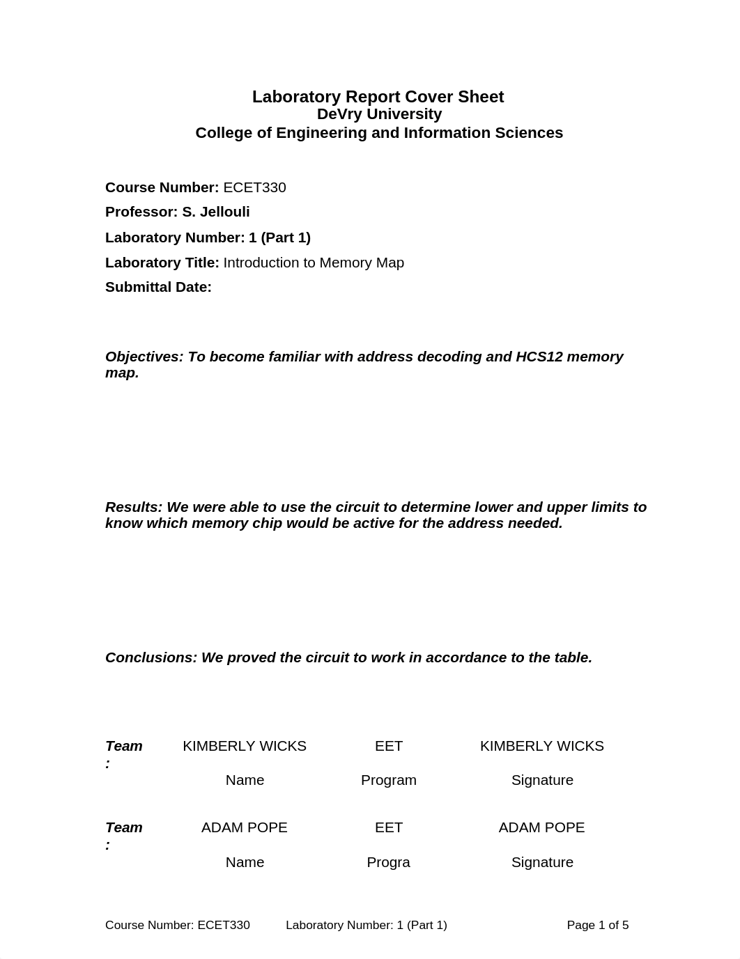 ECET330_W1_iLabPart1_CoverSheets_INTRO TO MEMORY MAP_dyfjymgo35x_page1