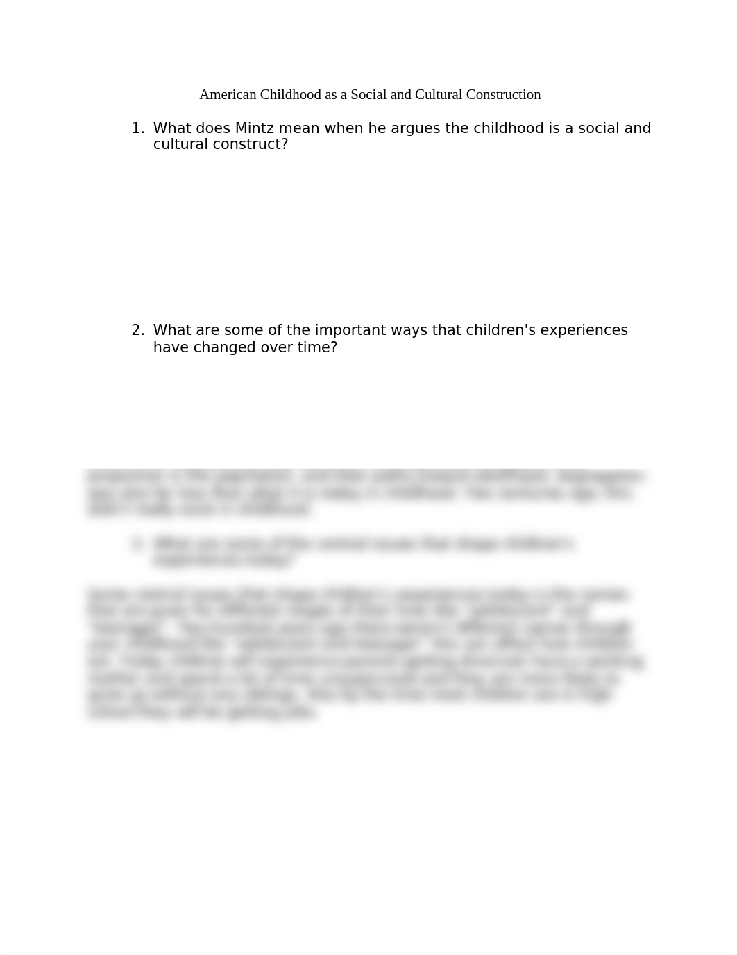 American Childhood as a Social and Cultural Construction.docx_dyfu17ujk68_page1