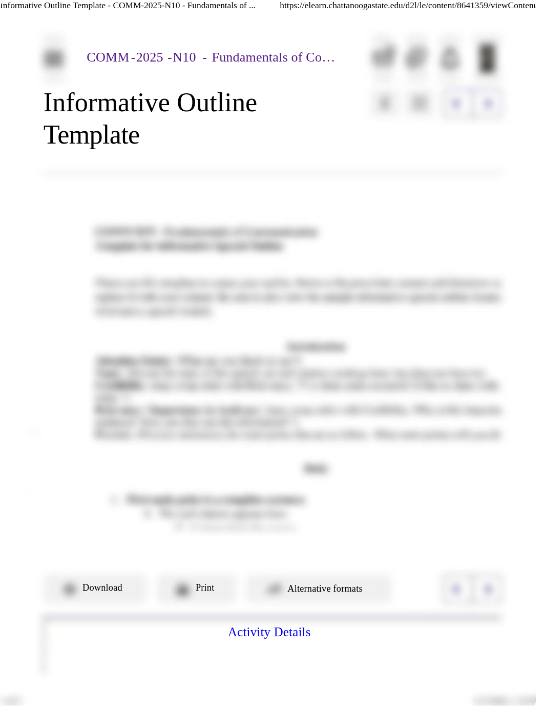 Informative Outline Template - COMM-2025-N10 - Fundamentals of Communication.pdf_dyg03m130w1_page1