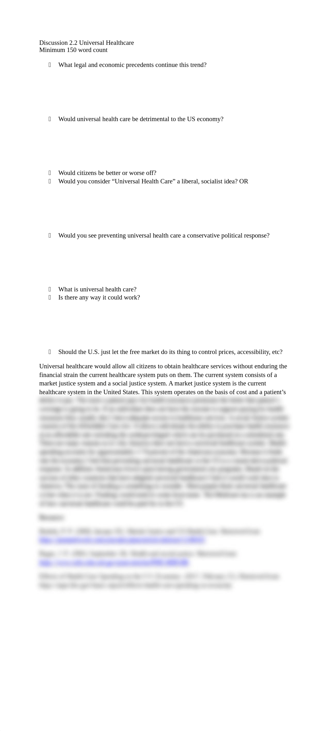 Discussion 2.2 Universal Healthcare.docx_dyg18lzzwhg_page1