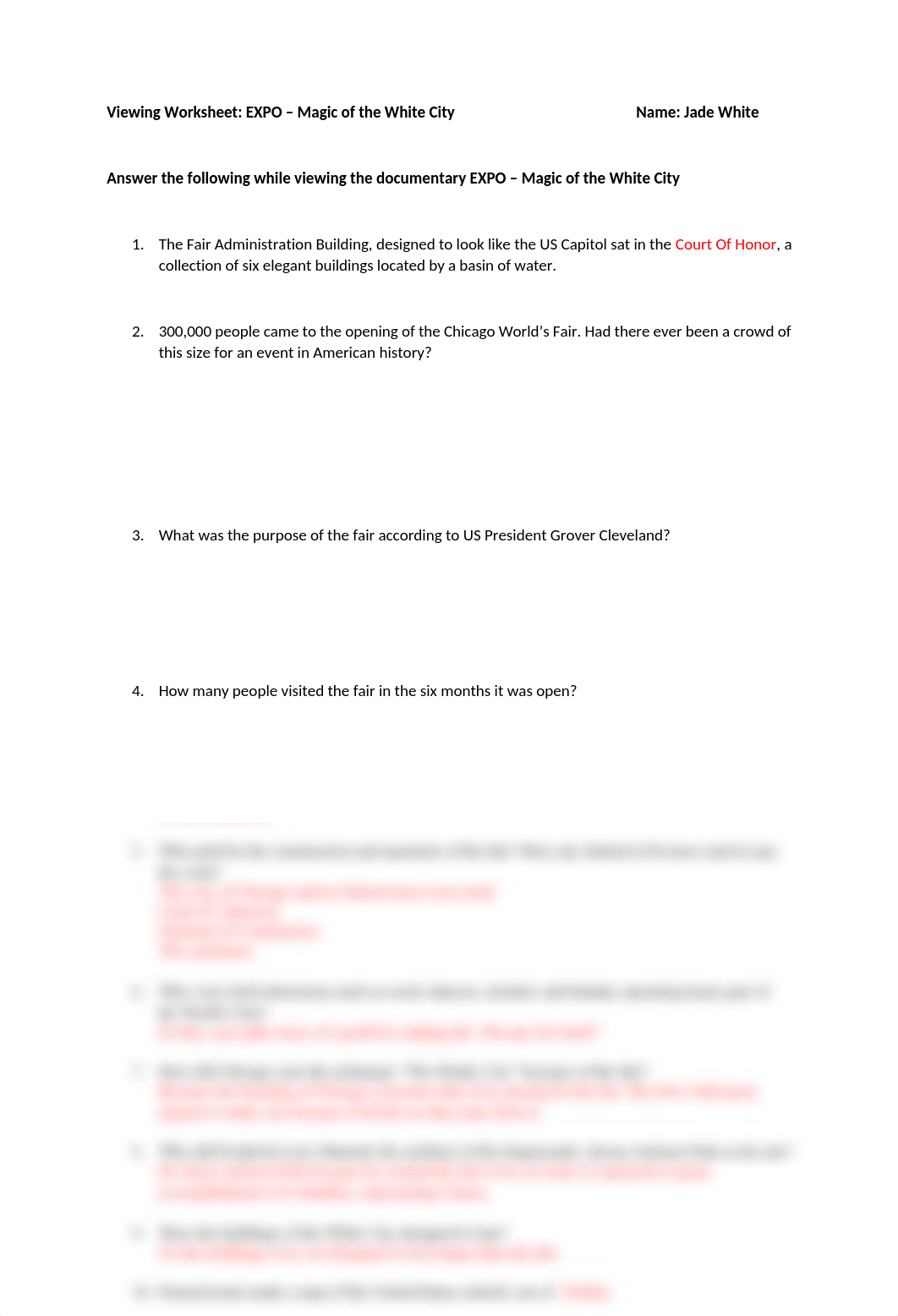 Viewing Worksheet EXPO - Magic of the White City-1.docx_dyg1ittzu45_page1