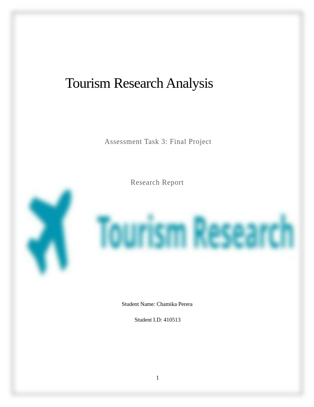 Tourism Research Analysis (Assessment Task 3).docx_dygjxo26mv4_page1