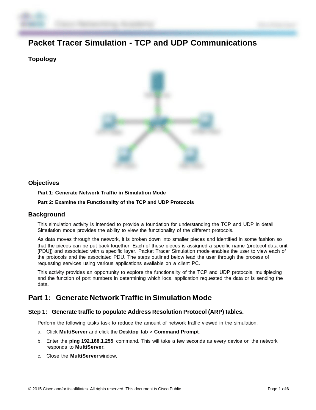 9.3.1.2 Packet Tracer Simulation - Exploration of TCP and UDP Communication.pdf_dygkh3e0uj5_page1