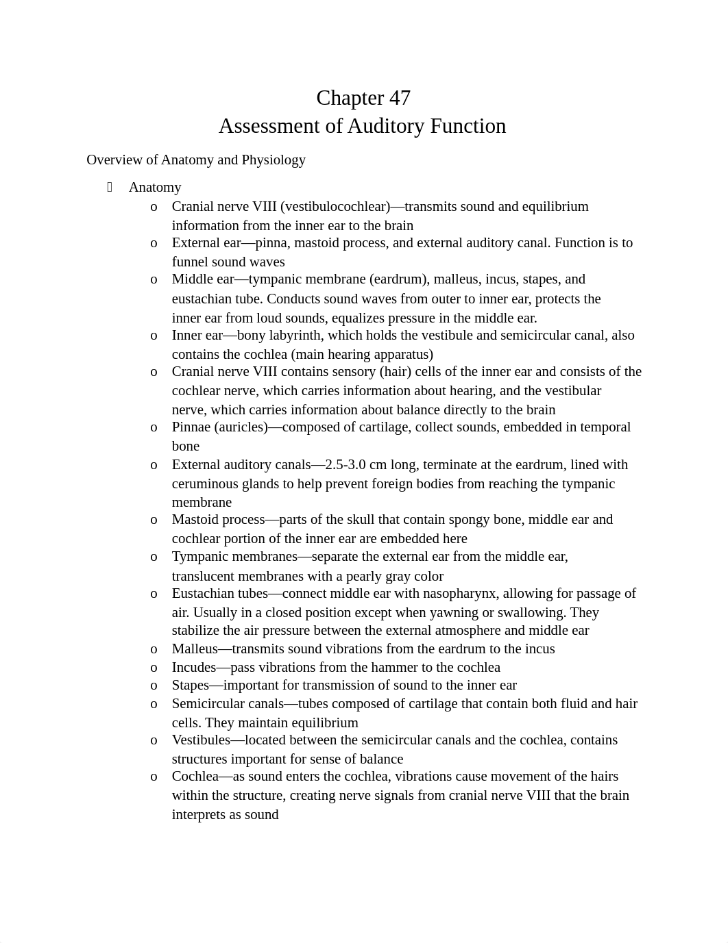 Med Surg Assessment of Auditory Fuction.docx_dyglgo3s63w_page1