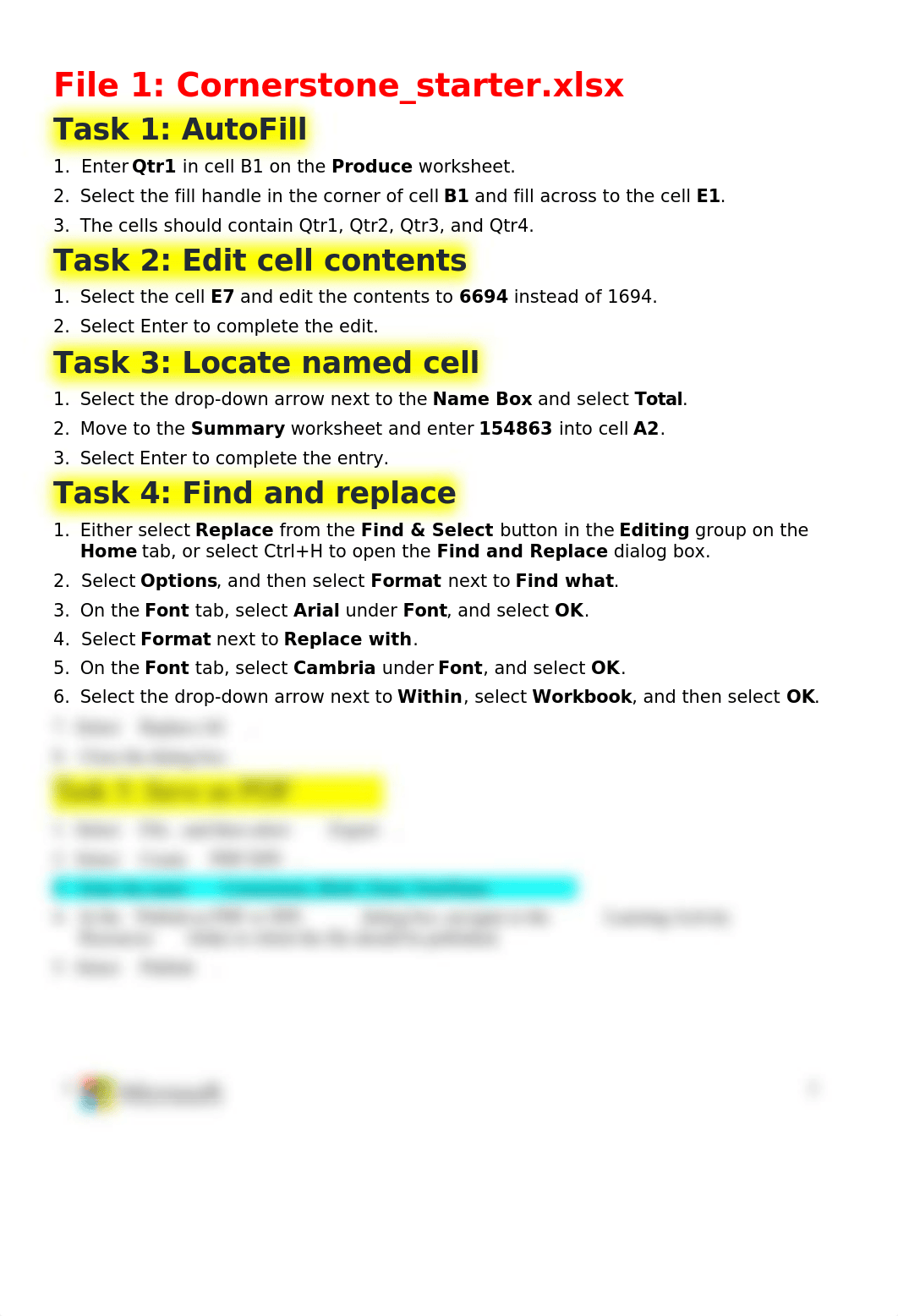 Module 1 Cornerstone Instructions Excel Associate.docx_dygp7sn0uy5_page1