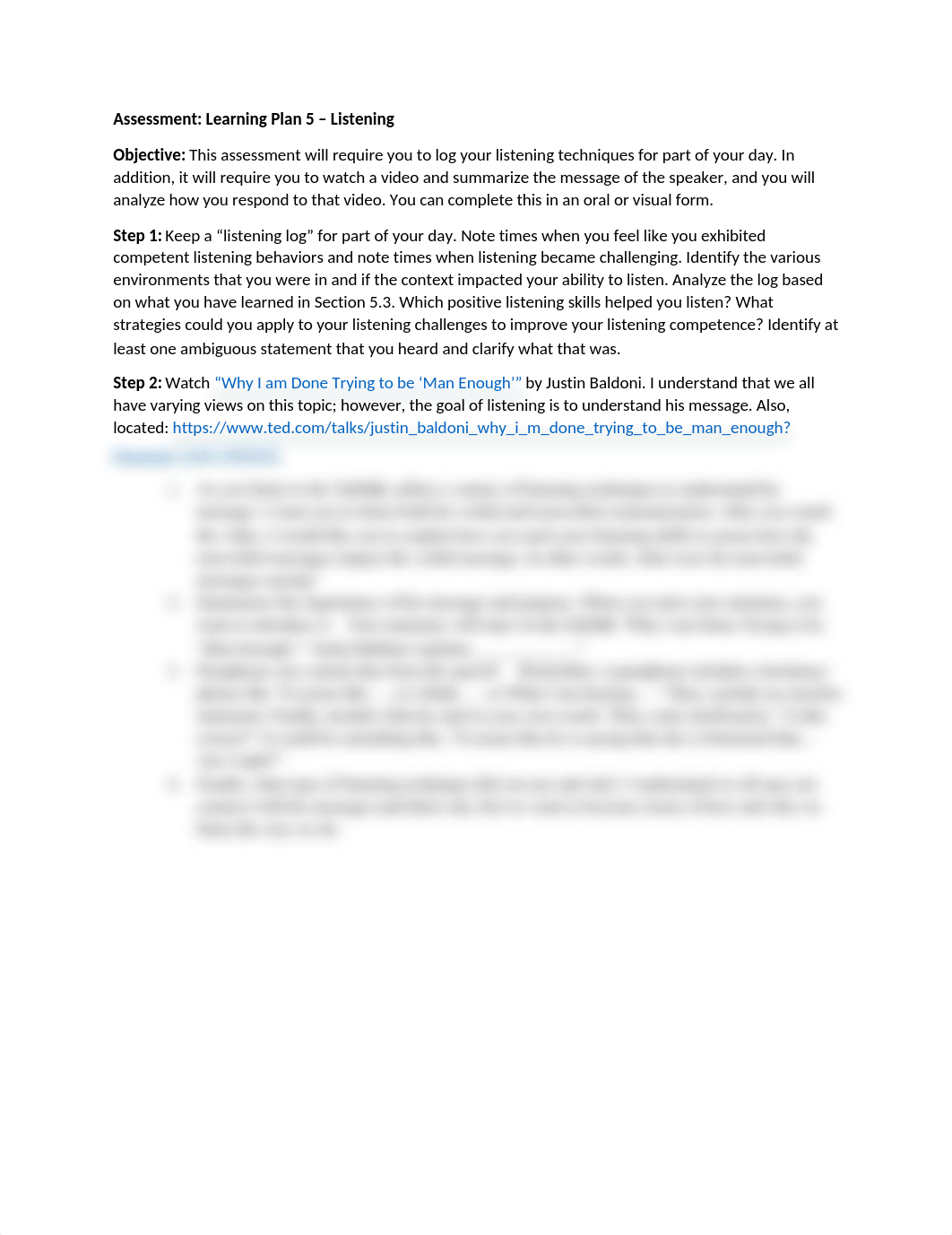 Option #2 - Assessment_Learnign Plan 5 Listening_Baldoni.docx_dyhhstksbm0_page1